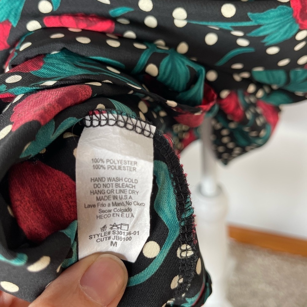 Rose Polka Dot Skirt | Size M | EUC - Picture 8 of 8